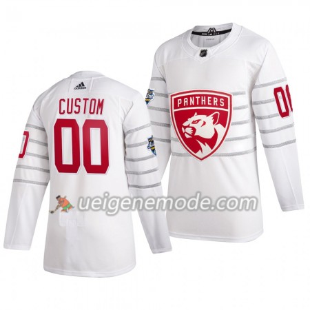 Herren Florida Panthers Trikot Custom Weiß Adidas 2020 NHL All-Star Authentic